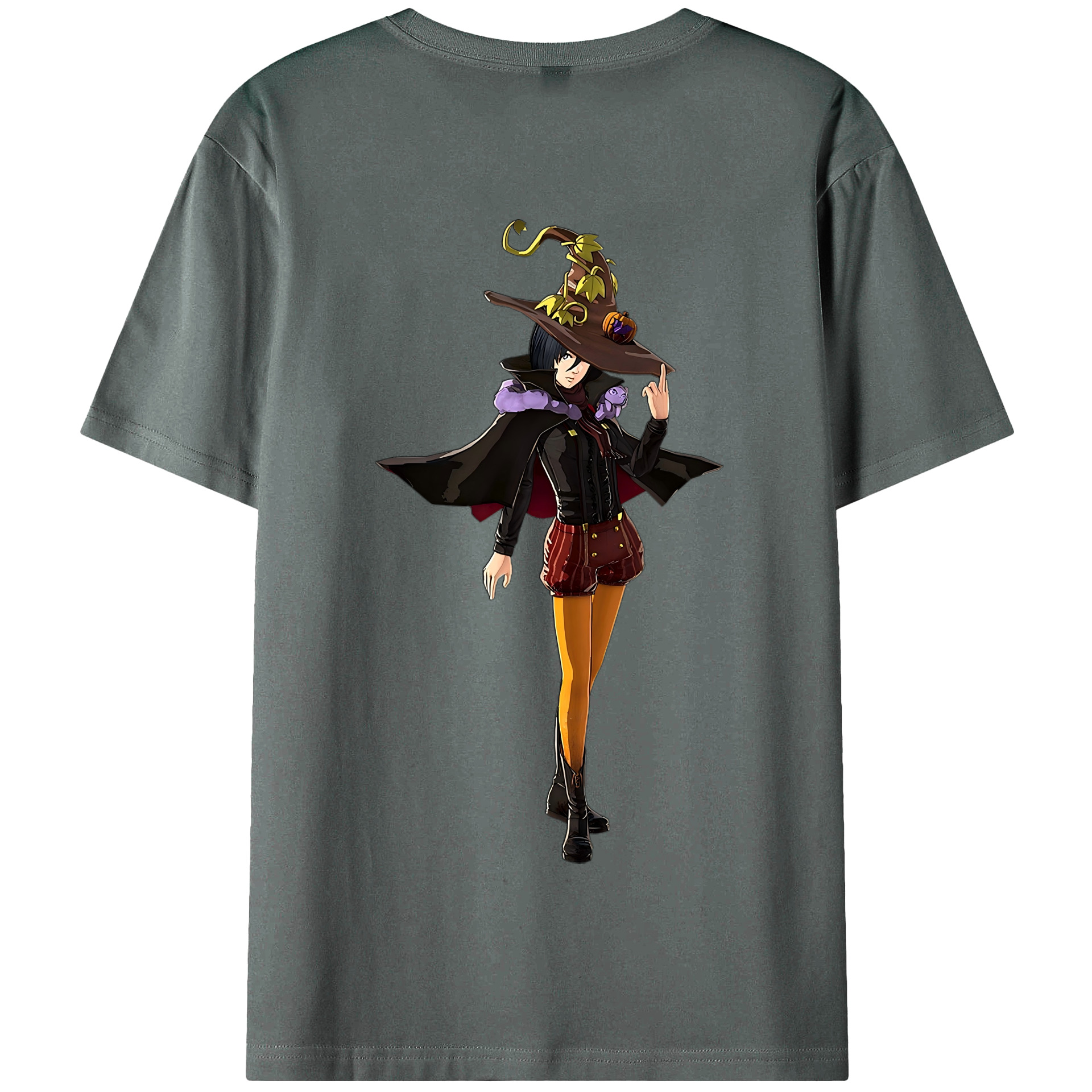 （画像用） 進撃の巨人 ミカサ·アッカーマン Attack on Titan Mikasa Ackerman 綿100％半袖Tシャツ（背面プリント）